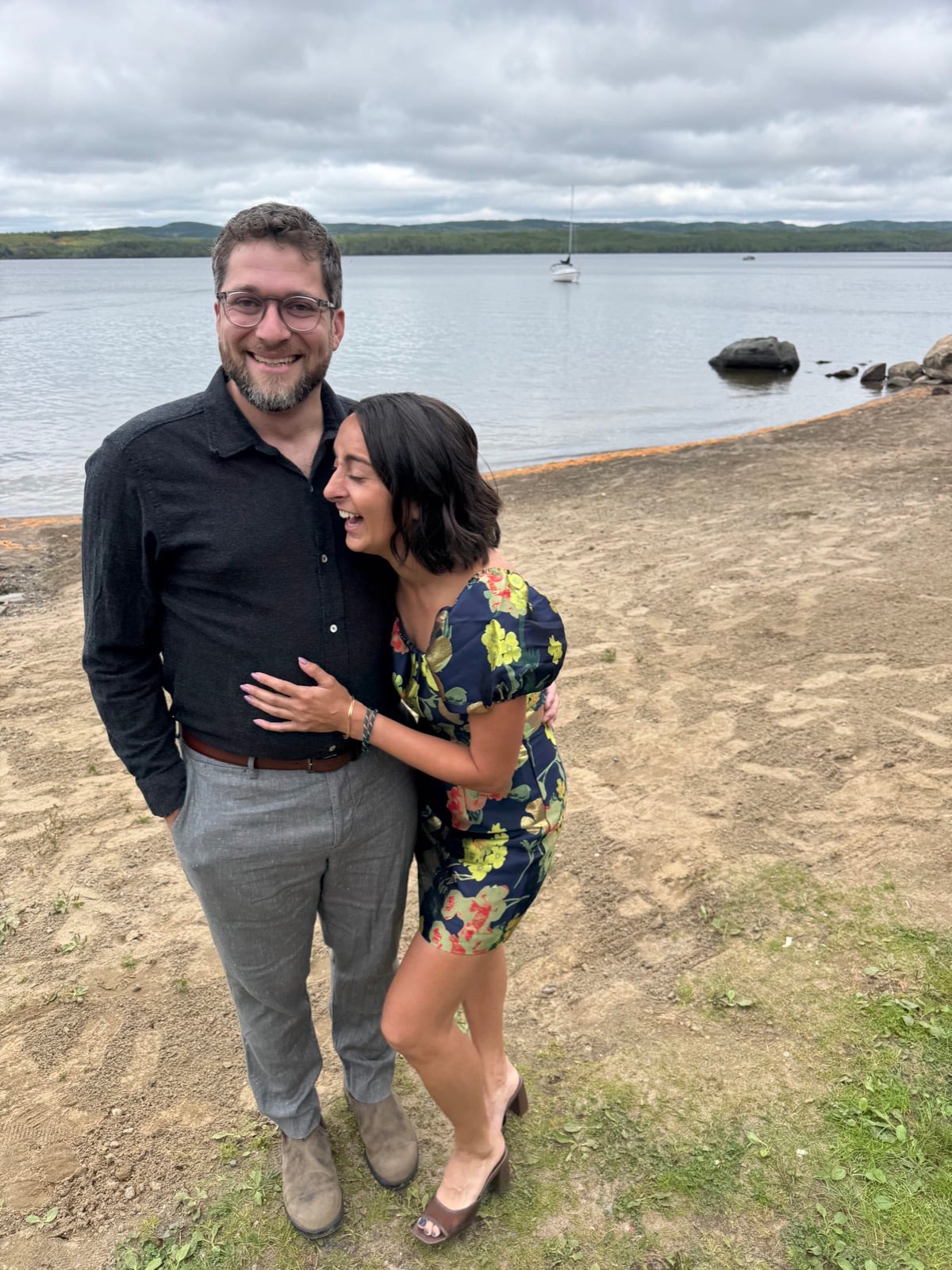 Jessica and Michael enjoying a moment together